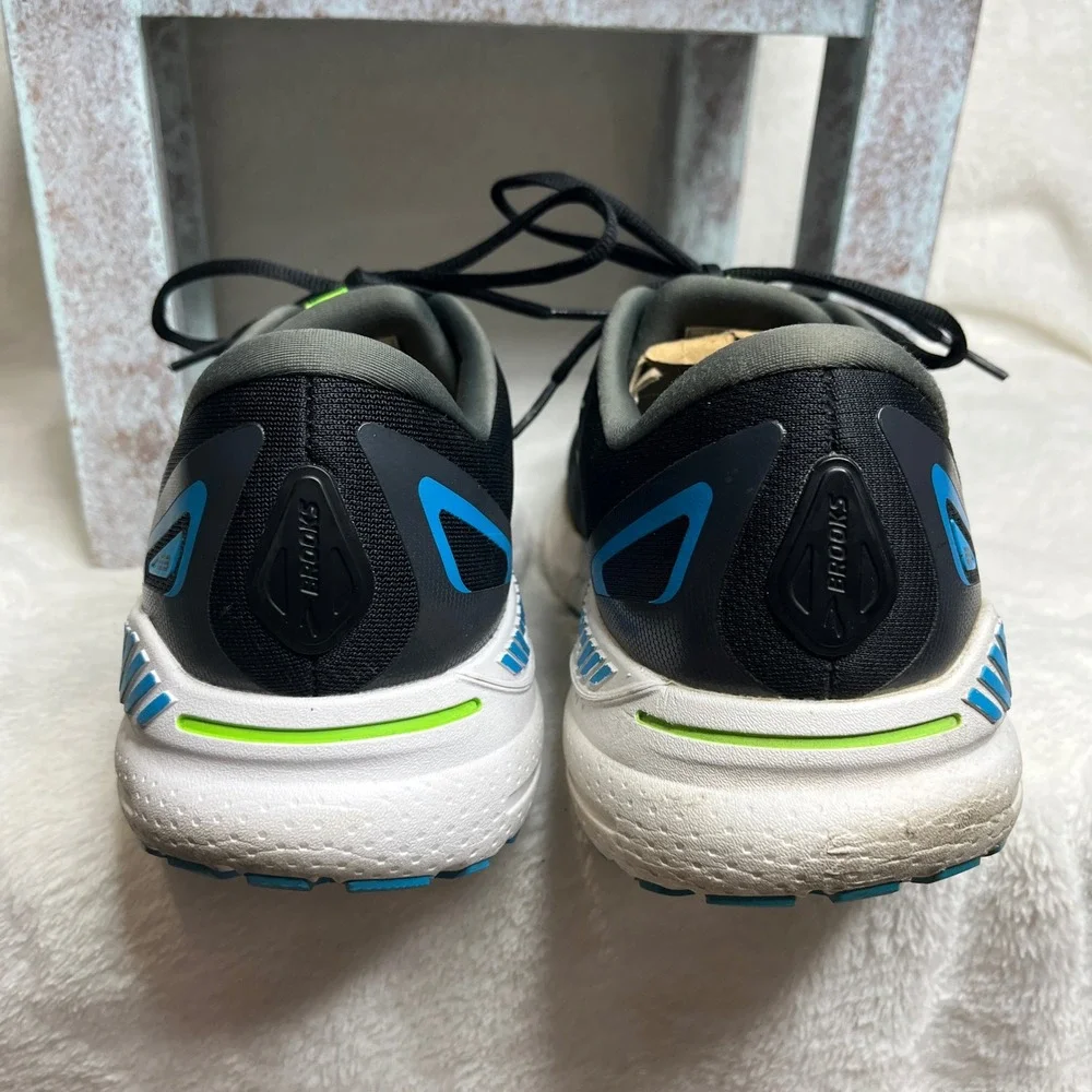 Brooks Adrenaline GTS 23 Men's Running Shoes Black Hawaiin Ocean Green Size‎ 12